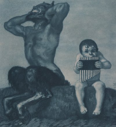 Dissonanz von Franz-von-Stuck als Kunstdruck auf Leinwand