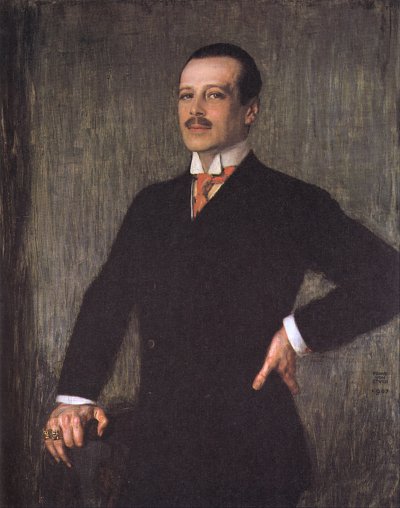 Grand Duke Ernst Ludwig von Franz-von-Stuck als Kunstdruck auf Leinwand