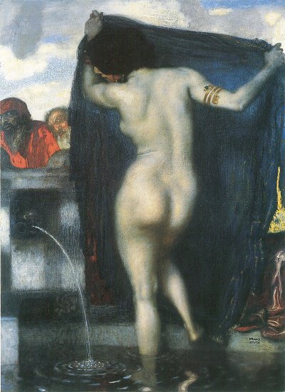 Stuck Susanna von Franz-von-Stuck als Kunstdruck auf Leinwand