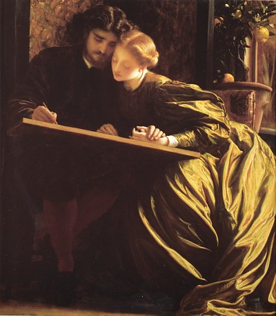 Flitterwochen des Malers von Frederic Leighton als Kunstdruck auf Leinwand