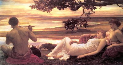 Idylle von Frederic Leighton als Kunstdruck auf Leinwand
