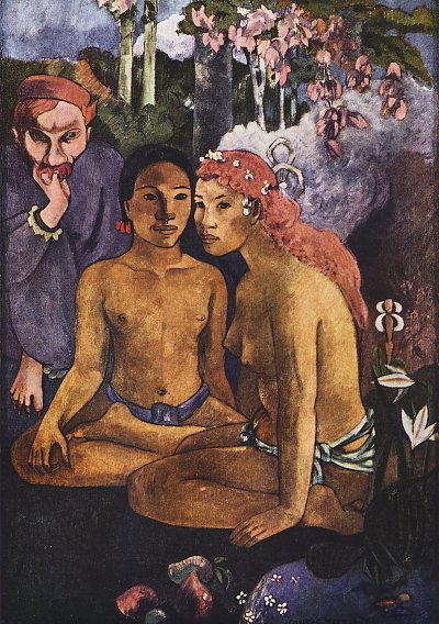 Contes barbares von Gauguin als Kunstdruck auf Leinwand