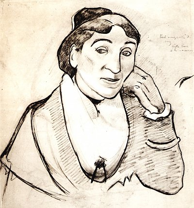 Die Arlesienne von Gauguin als Kunstdruck auf Leinwand