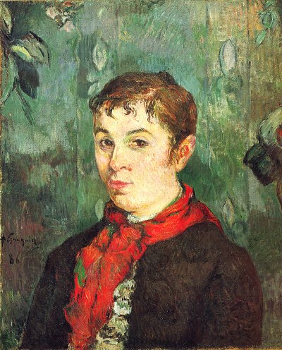 Die Wirtstochter von Paul Gauguin als Kunstdruck auf Leinwand