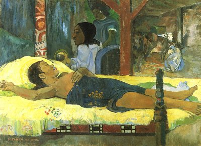 Geburt Christi von Paul Gauguin als Kunstdruck auf Leinwand
