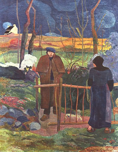 Guten Morgen Herr Gauguin von Paul Gauguin als Kunstdruck auf Leinwand