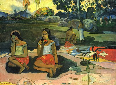 Herrliches Geheimnis von Paul Gauguin als Kunstdruck auf Leinwand