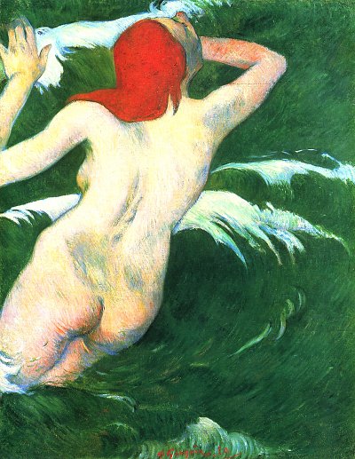 Undine von Gauguin als Kunstdruck auf Leinwand