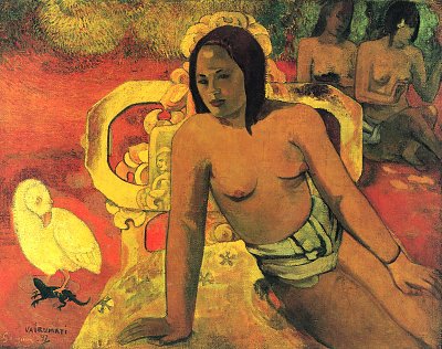 Vairumati von Gauguin als Kunstdruck auf Leinwand