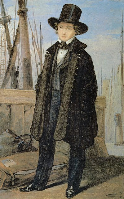 Richard Kersting vor seiner Abreise nach Riga Kunstdruck