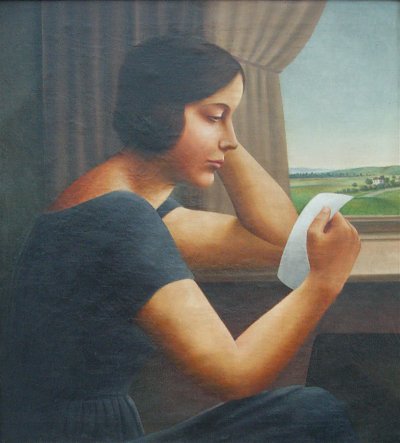 Martha von Georg Schrimpf als Kunstdruck auf Leinwand