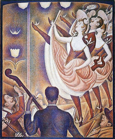 Der Grosse Auftritt von Georges Seurat als Kunstdruck auf Leinwand