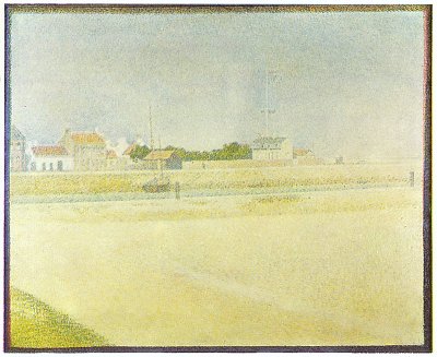 Der Kanal von Gravelines Grand Fort Philippe von Georges Seurat als Kunstdruck auf Leinwand