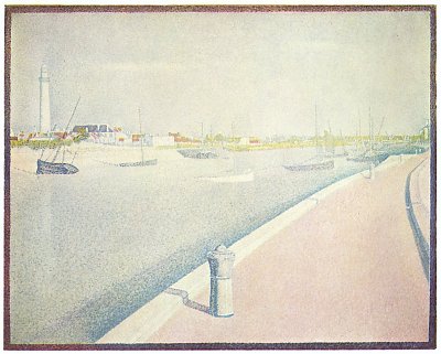 Der Kanal von Gravelines Petit Fort Philippe von Georges Seurat als Kunstdruck auf Leinwand