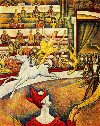 Der Zirkus von Georges Seurat als Kunstdruck auf Leinwand