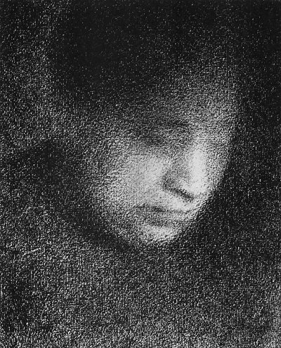 Die Mutter Seurats von Georges Seurat als Kunstdruck auf Leinwand