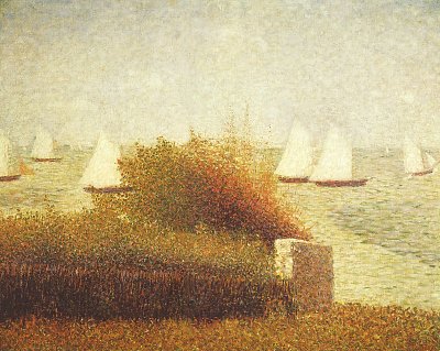 Die Rede von Grandcamp von Georges Seurat als Kunstdruck auf Leinwand