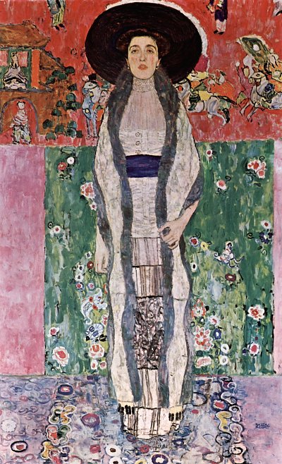 Adele Bloch Bauer 2 von Gustav Klimt als Kunstdruck auf Leinwand