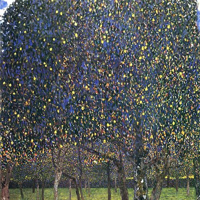 Birnbaum von Gustav Klimt als Kunstdruck auf Leinwand