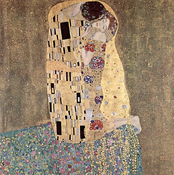 Jugendstil &ndash; Der Kuss von Gustav Klimt