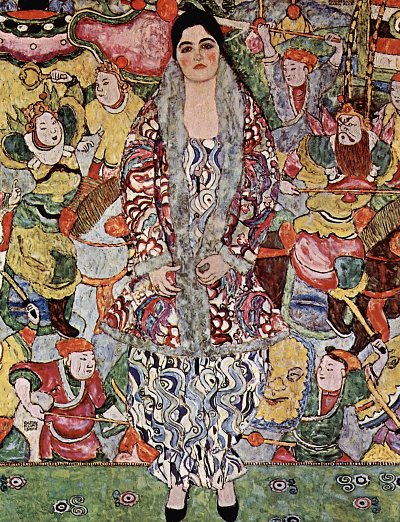 Friederike Maria Beer von Gustav Klimt als Kunstdruck auf Leinwand