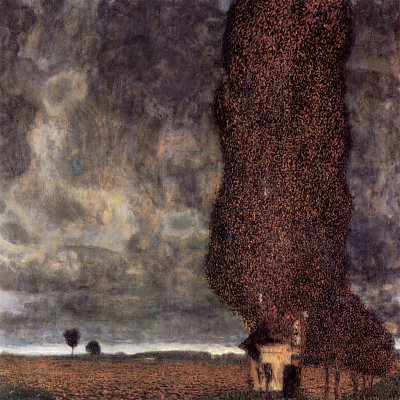 Pappel 2 von Gustav Klimt als Kunstdruck auf Leinwand
