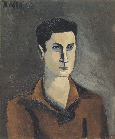 Portrait von Anne Marie Uhde von Helmut-Kolle als Kunstdruck auf Leinwand