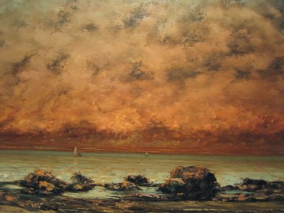 Sunset at Scheveningen von Hendrik Willem Mesdag als Kunstdruck auf Leinwand