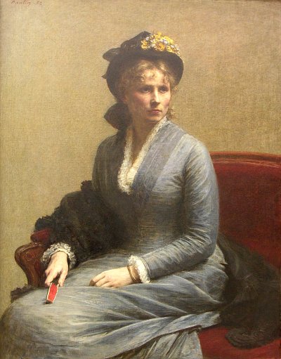 Charlotte Dubourg von Henri Fantin Latour als Kunstdruck auf Leinwand