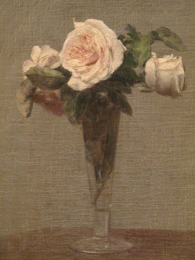 Fleurs von Henri Fantin Latour als Kunstdruck auf Leinwand