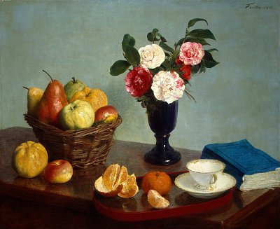 Stillleben von Henri Fantin Latour als Kunstdruck auf Leinwand
