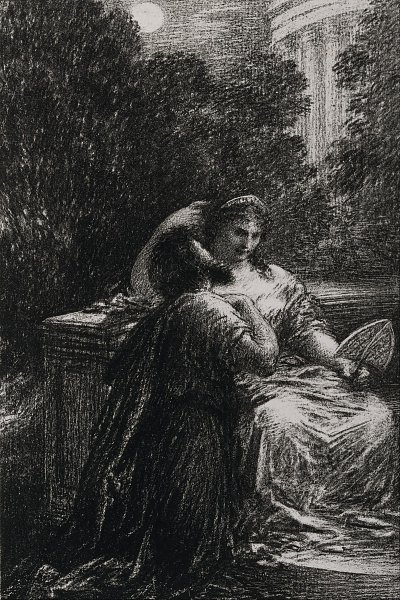 Trojans at Carthage von Henri Fantin Latour als Kunstdruck auf Leinwand
