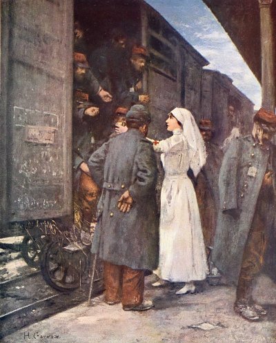 Soldiers von Henri Gervex als Kunstdruck auf Leinwand