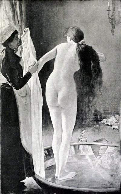The Tub von Henri Gervex als Kunstdruck auf Leinwand