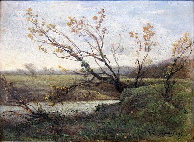 La havre muma harpignies paysage von Henri Harpignies als Kunstdruck auf Leinwand
