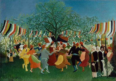 A Centennial of Independence von Henri Rousseau als Kunstdruck auf Leinwand