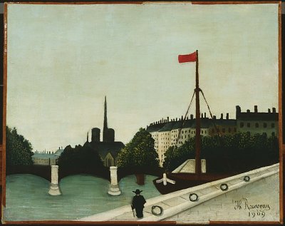 Notre Dame von Henri Rousseau als Kunstdruck auf Leinwand