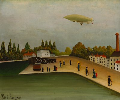 Quai d Ivry von Henri Rousseau als Kunstdruck auf Leinwand