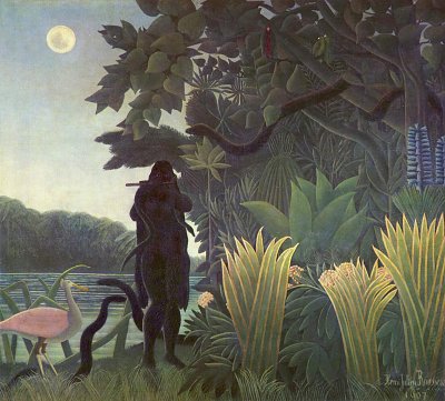 The Snake Charmer von Henri Rousseau als Kunstdruck auf Leinwand
