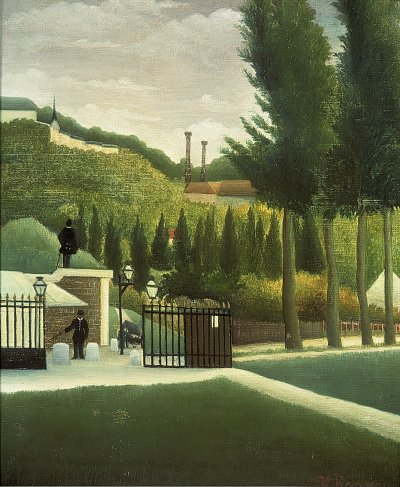 Toll Gate The Customs Post von Henri Rousseau als Kunstdruck auf Leinwand