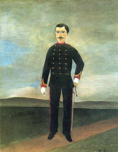 marshal des logis frumence biche of the 35th artillery von Henri Rousseau als Kunstdruck auf Leinwand