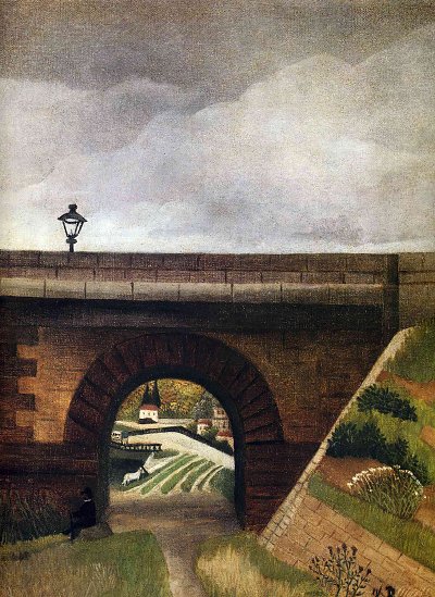 sevres bridge von Henri Rousseau als Kunstdruck auf Leinwand