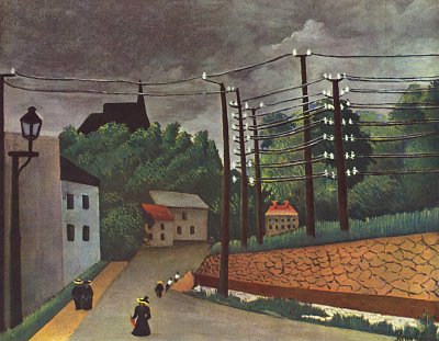 view of malakoff hauts de seine von Henri Rousseau als Kunstdruck auf Leinwand