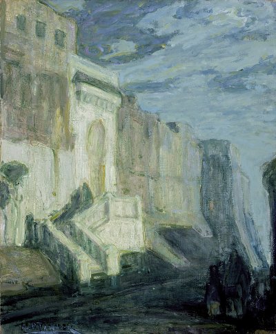 Moonlight Walls of Tangiers von Henry Ossawa Tanner als Kunstdruck auf Leinwand