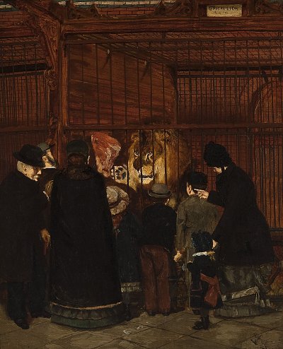 Pomp at the Zoo von Henry Ossawa Tanner als Kunstdruck auf Leinwand