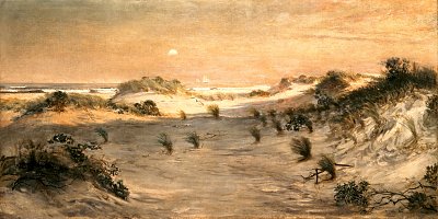 Sand Dunes at Sunset von Henry Ossawa Tanner als Kunstdruck auf Leinwand