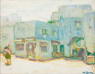 Sunlight Tangiers von Henry Ossawa Tanner als Kunstdruck auf Leinwand