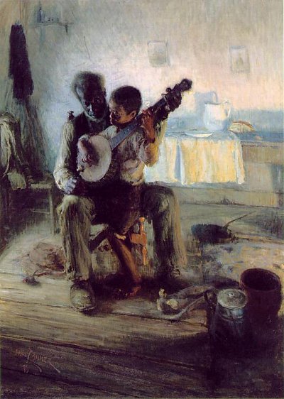 The Banjo Lesson von Henry Ossawa Tanner als Kunstdruck auf Leinwand