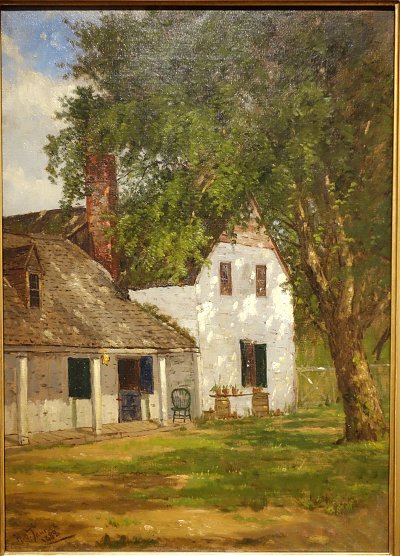 Wynkoop House Old Haarlem von Henry Ossawa Tanner als Kunstdruck auf Leinwand