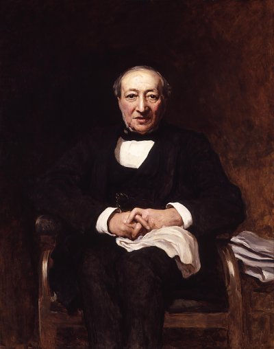 Joseph Moses Levy von Hubert von Herkomer als Kunstdruck auf Leinwand